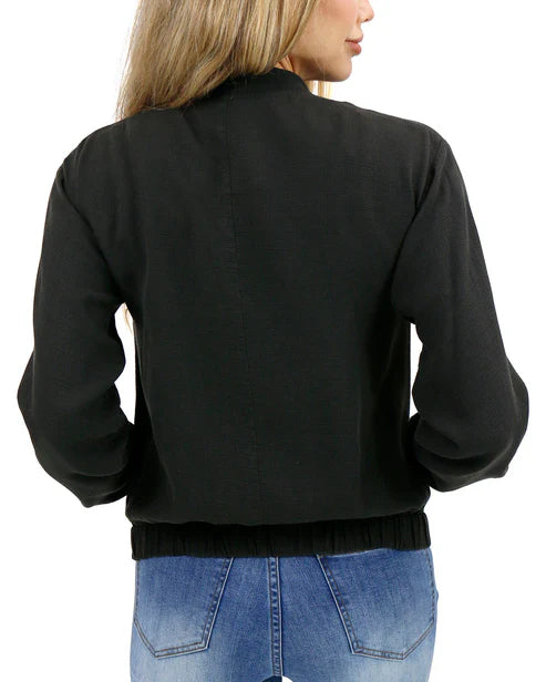 Tencel Lyocell Baseball Jacket