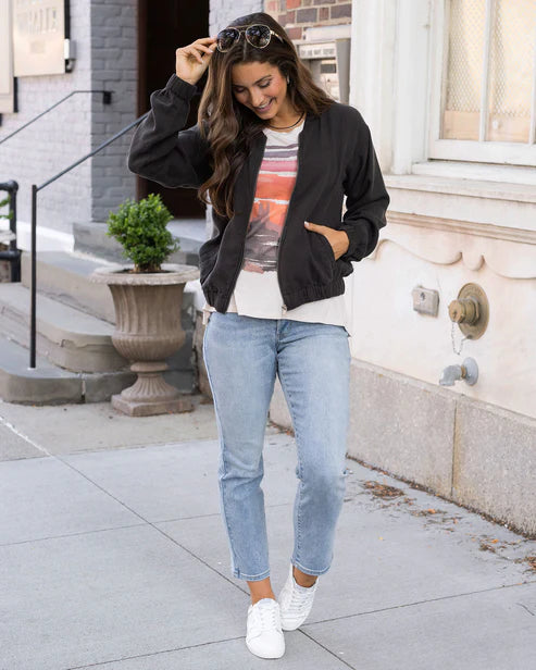 Tencel Lyocell Baseball Jacket