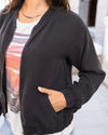 Tencel Lyocell Baseball Jacket