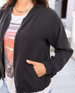 Tencel Lyocell Baseball Jacket