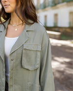 Utility Shirt Jacket - Sage