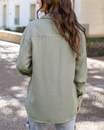 Utility Shirt Jacket - Sage