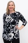 Tina Sweater - Black Rose