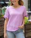 Twist Sleeve Summer Top