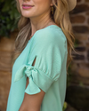 Twist Sleeve Summer Top