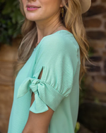 Twist Sleeve Summer Top