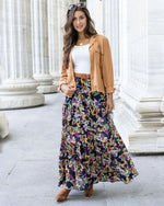 Wild Fields Maxi Skirt - Autumn Floral