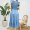Chambray Midi Dress