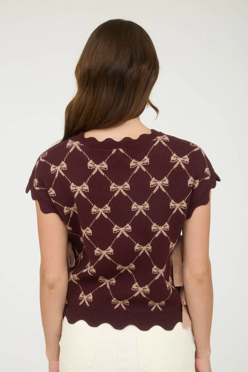 Bow Knit Pullover