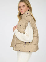 Bow Puffer Vest