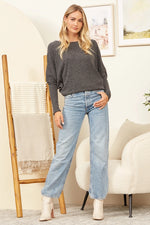 Round Neck Knit Top