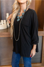 Relaxed Draped Top