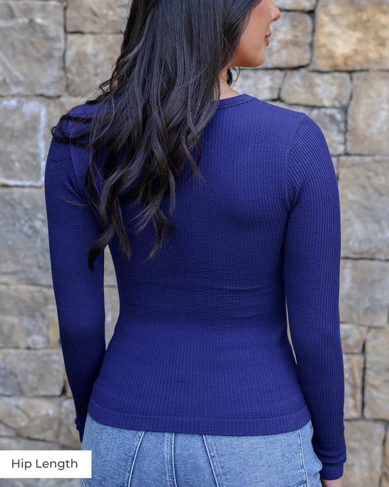 Long Sleeve Scoop Neck Brami