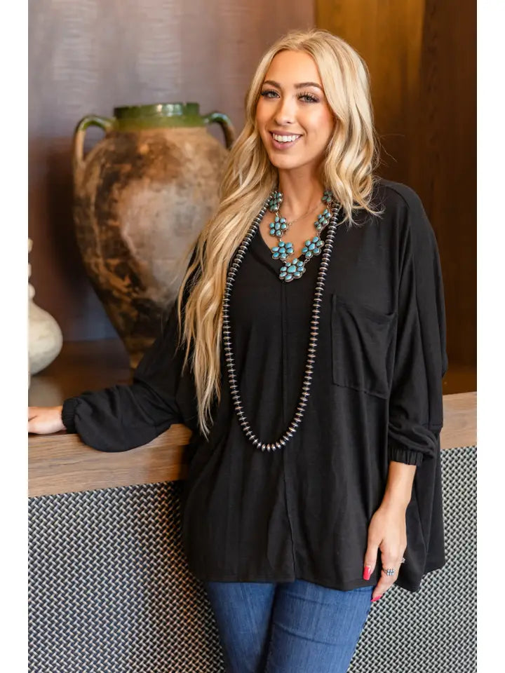 Relaxed Draped Top