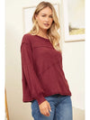 Casual Ribbed Top