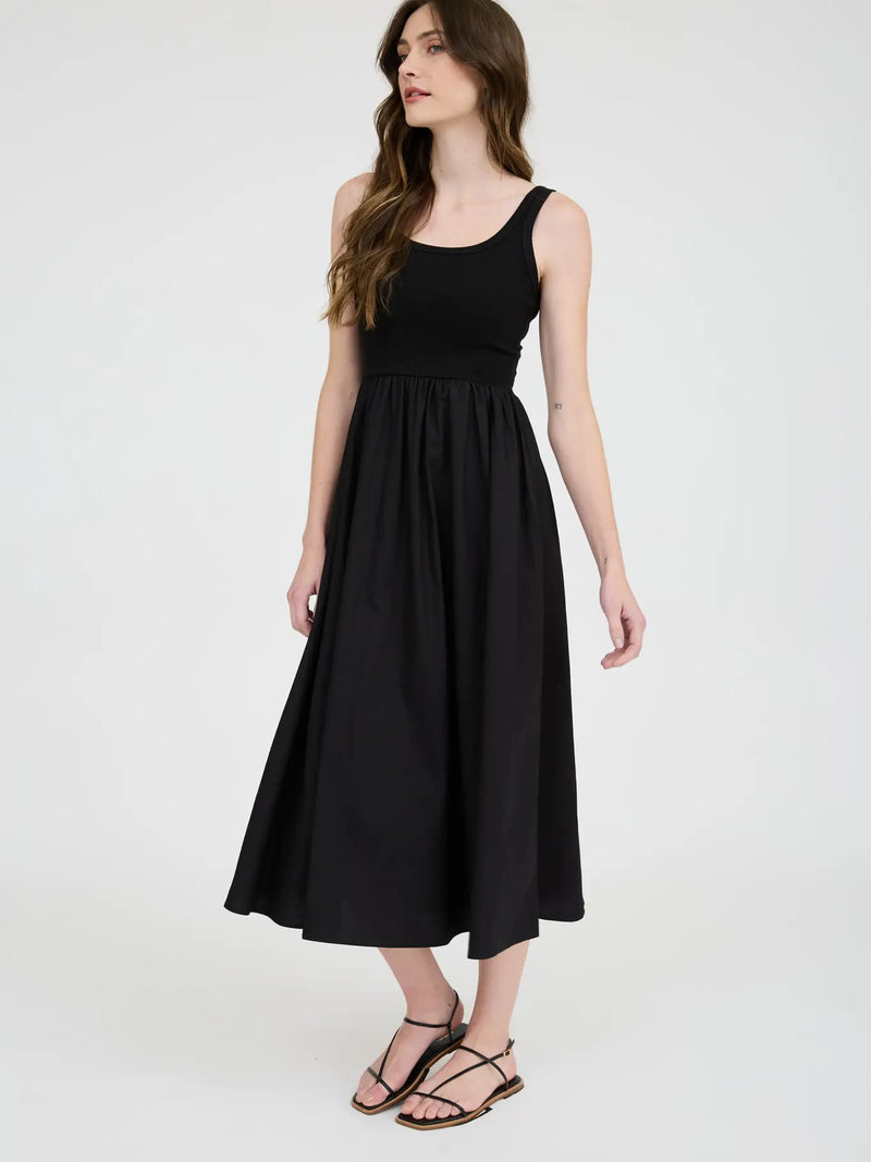 Mix Media Tank Midi Dress