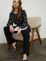 Bow Pattern Blouse