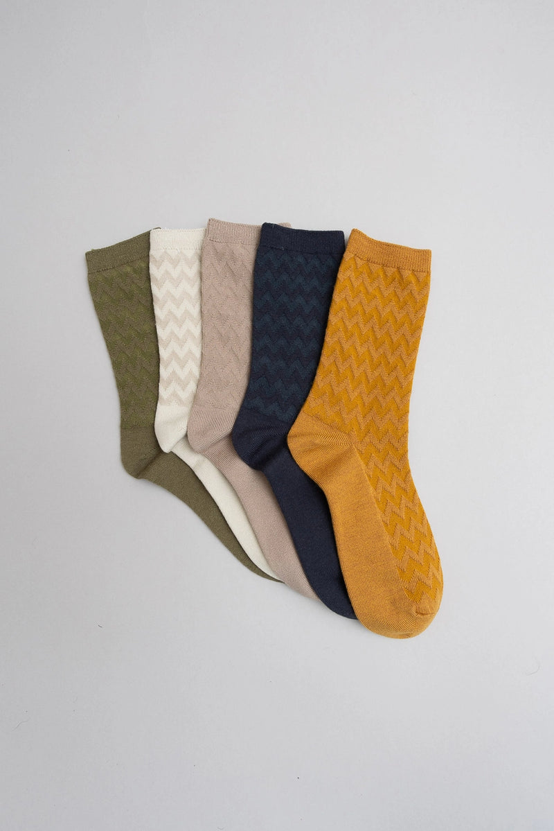 Zig Zag Boho Socks