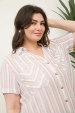 Stripe Button Down