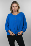 One Size Button Blouse