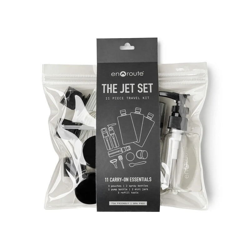 The Jet Set - 11 Piece Travel Toiletry Set