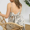 Toile Print Maxi Dress