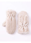 Faux Fur Mitts