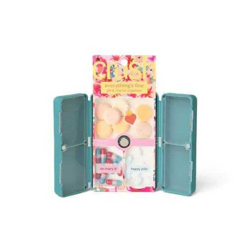 Everything's Fine Pill and & Vitamin Case