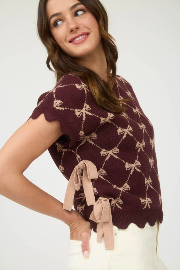 Bow Knit Pullover