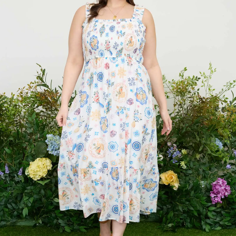 Fruit Smocked Dress