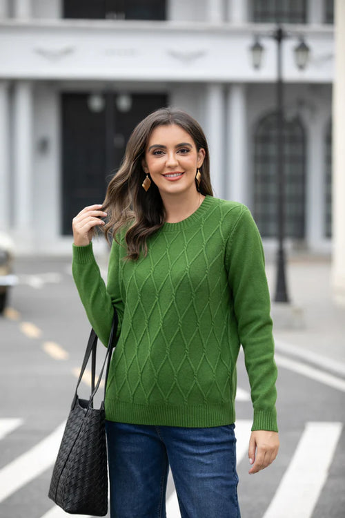 Argyle Jacquard Sweater