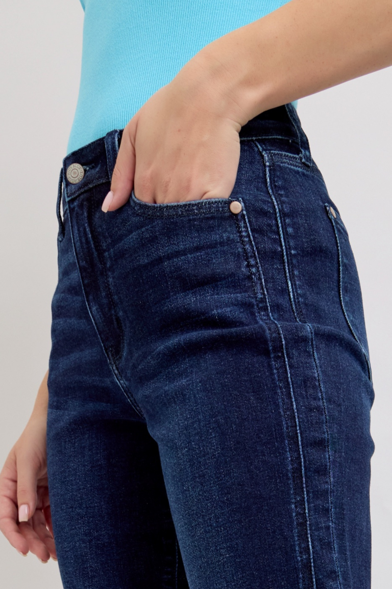 High Waist Boyfriend Dark