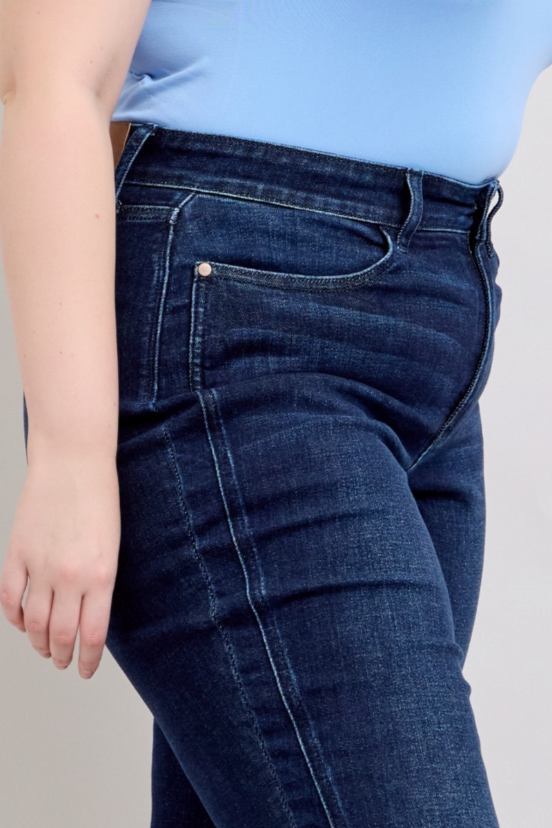 High Waist Boyfriend Dark