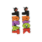 Spooky Season Beaded Earrings