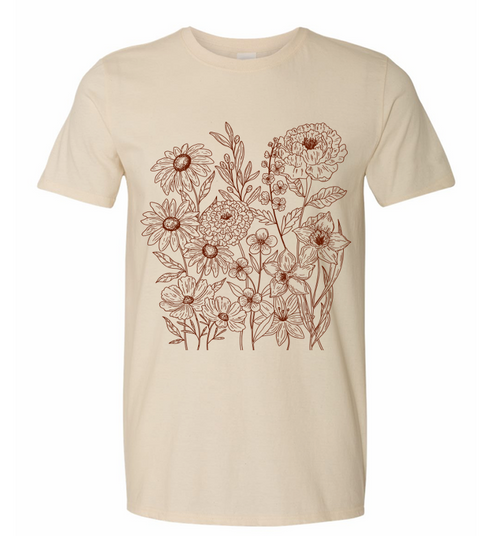 Fall Floral Tee