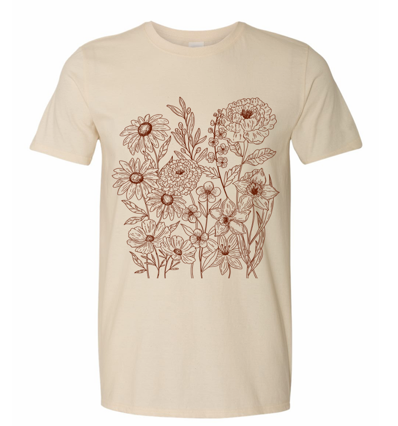 Fall Floral Tee