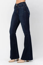 Tall High Waist Raw Hem Flare