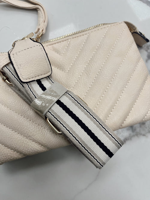 V Quilted Crossbody