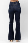 Tall High Waist Raw Hem Flare