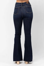 Tall High Waist Raw Hem Flare