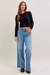Mid Rise Retro Wide Leg MD
