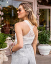 Lace Racerback PFT Cream