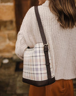 Abbey Shoulder Bag - Vanilla Plaid