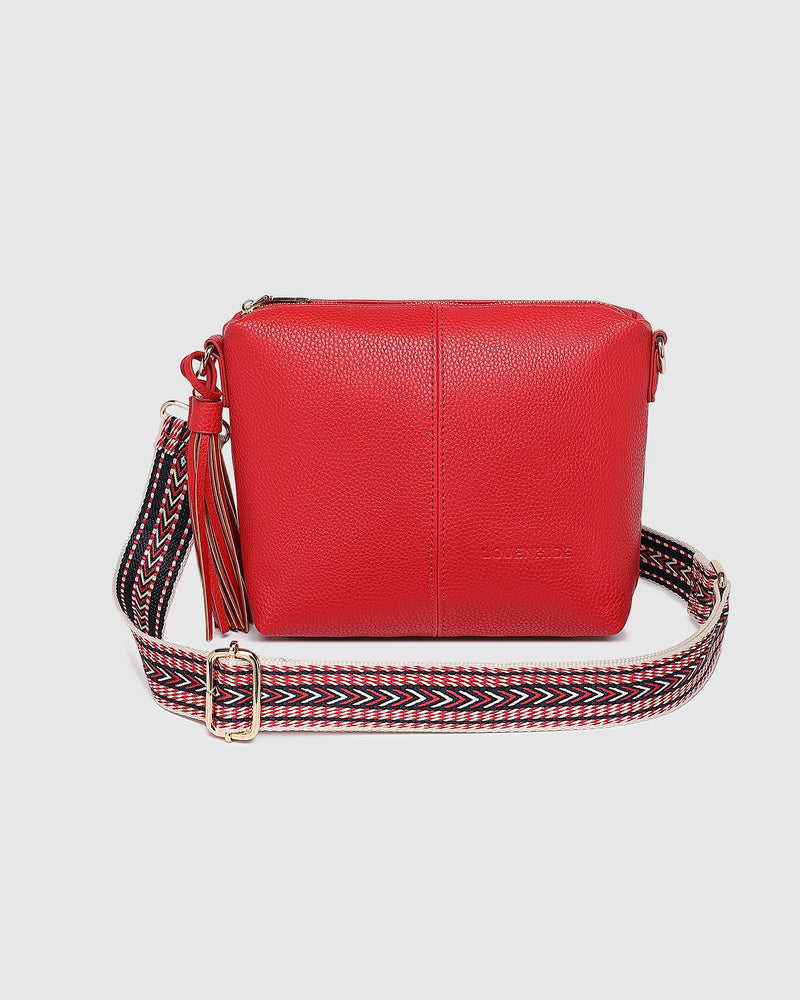Kasey Eddie Crossbdy Bag - Red *SAMPLE SALE PRE-ORDER 25% off*