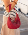 Corfu Shoulder Bag - Red *SAMPLE SALE PRE-ORDER 25% off*