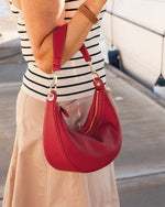 Corfu Shoulder Bag - Red *SAMPLE SALE PRE-ORDER 25% off*
