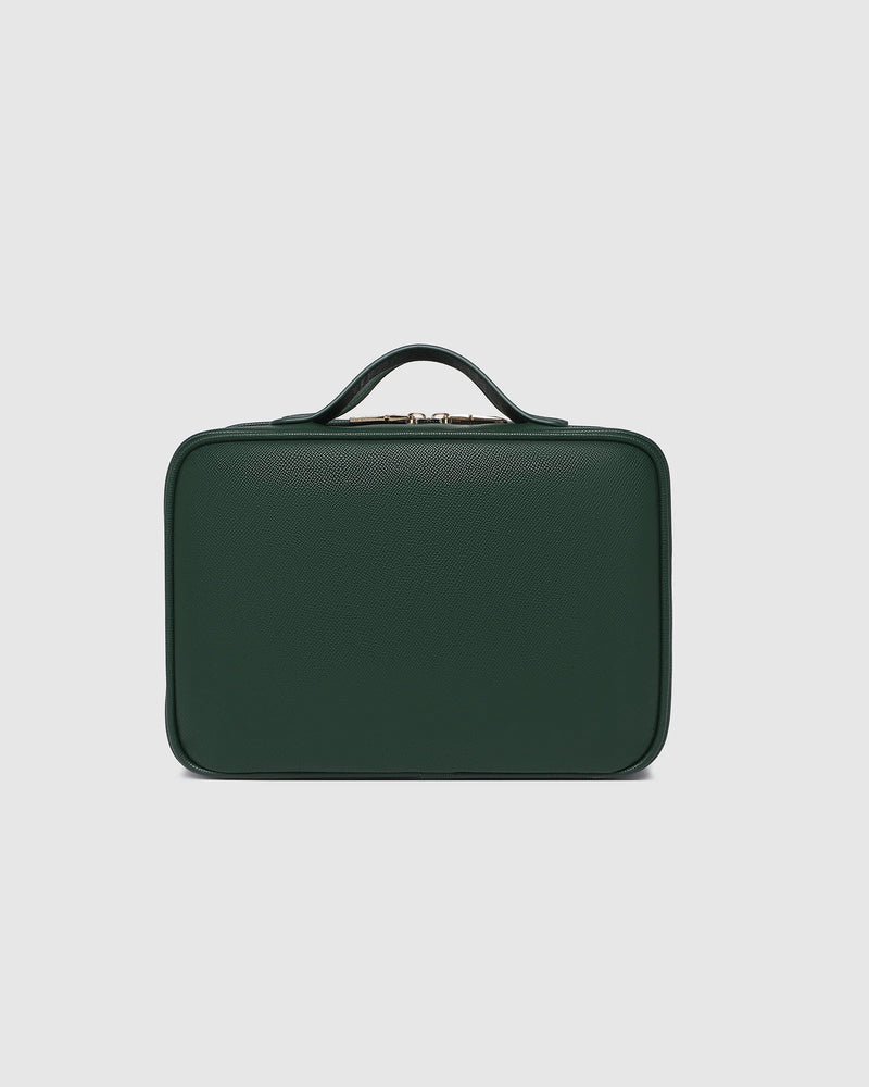 Georgie Toiletry Case - Forest Green *SAMPLE SALE PRE-ORDER 25% off*