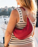 Corfu Shoulder Bag - Red *SAMPLE SALE PRE-ORDER 25% off*