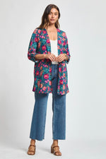 Liz Cardi - Floral Teal