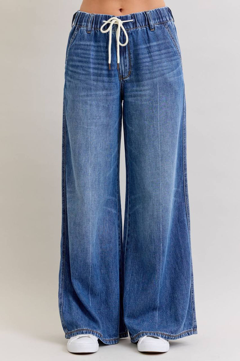 High Waist Palazzo Featherweight Wide Bottom